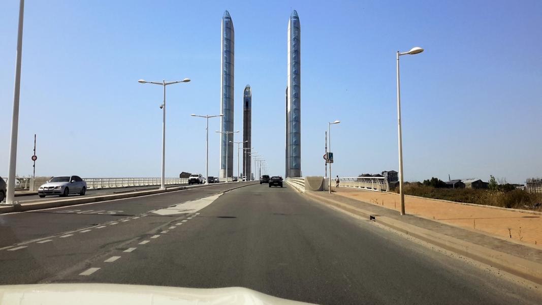 Hubbrücke Pont Jacques Chaban-Delmas 