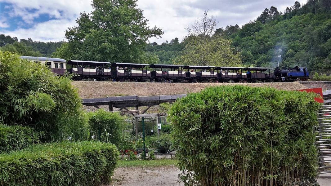 Pendelzug von Anduze zum Bambusgarten
