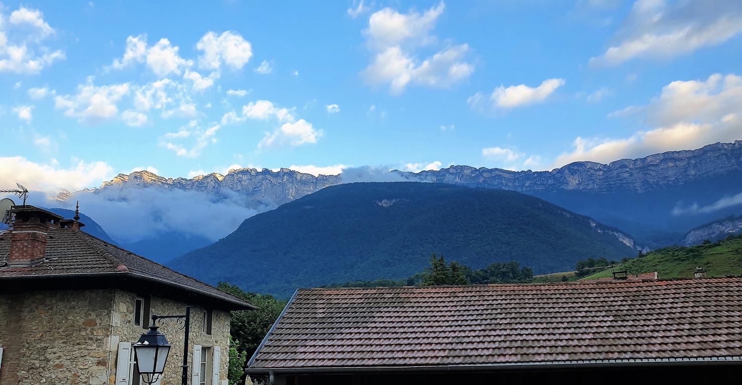 Blick auf das Chartreusegebirge