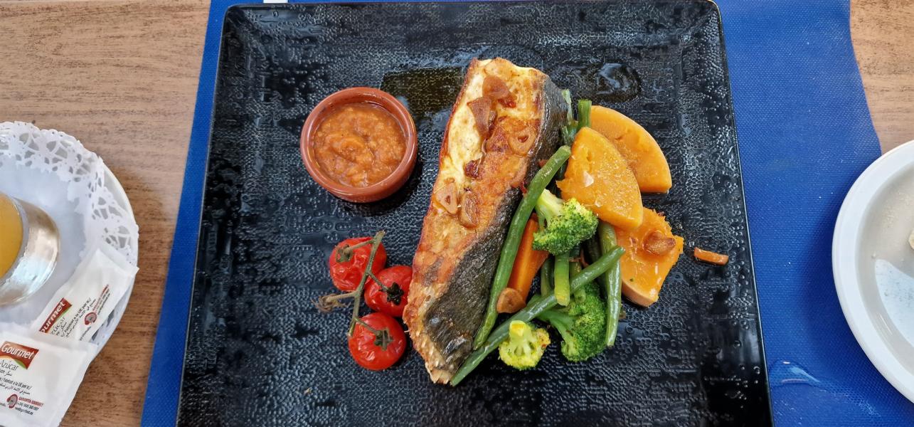 Schmackhafter Fisch
