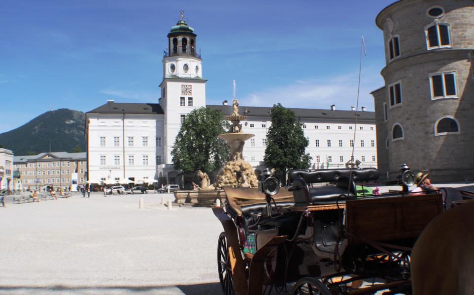 Große Plätze sind in Salzburg rar.