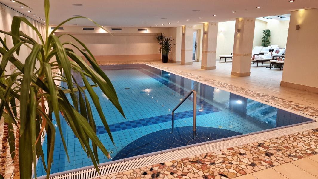 Das Hallenbad nutzten wir zur Entspannung.