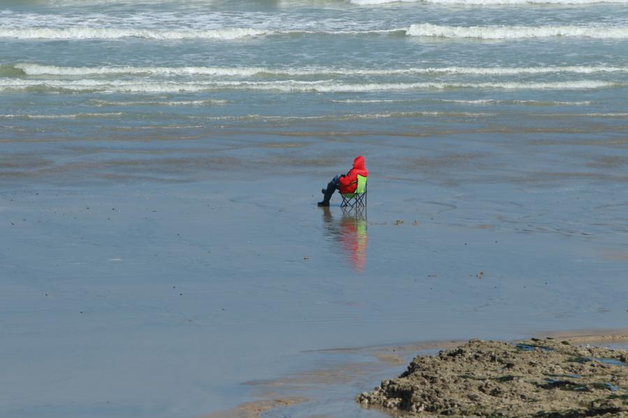 Einsamkeit am Strand