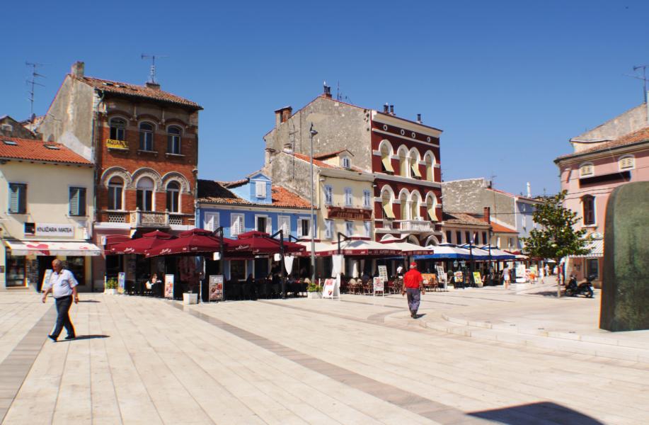 Hauptplatz von  Porec.