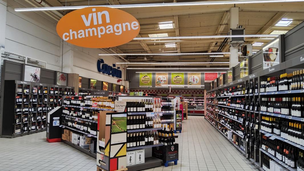 Im Supermarkt in Frankreich
