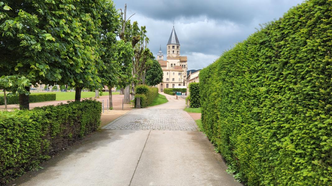 Parkanlage in Cluny