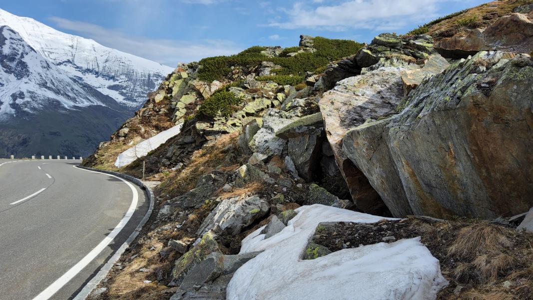 Interessante geologische Gesteinsformationen