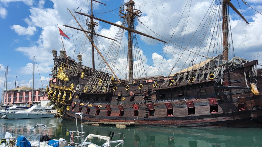 Alter Hafen in Genua