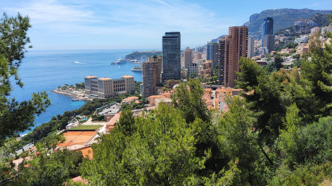 Blick auf Monaco