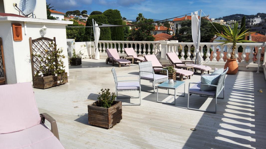 Dachterrasse in der Villa Blanche