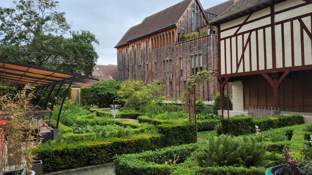 Hinterhof einer Gaststätte