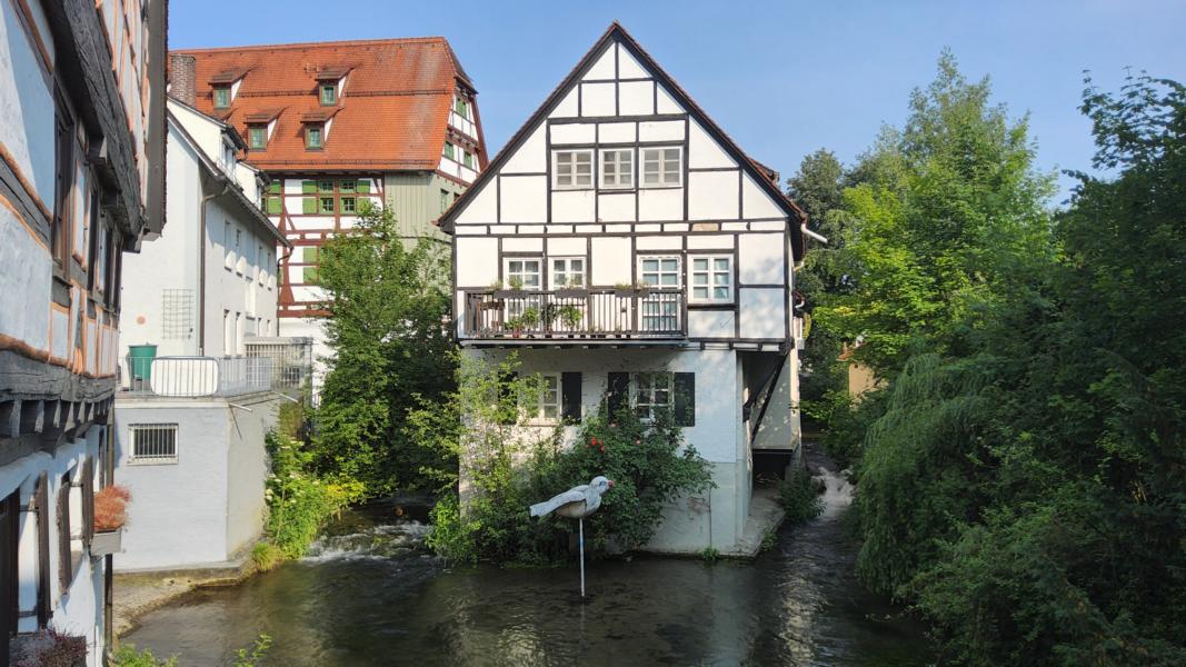 Fachwerkhäuser an der Blau