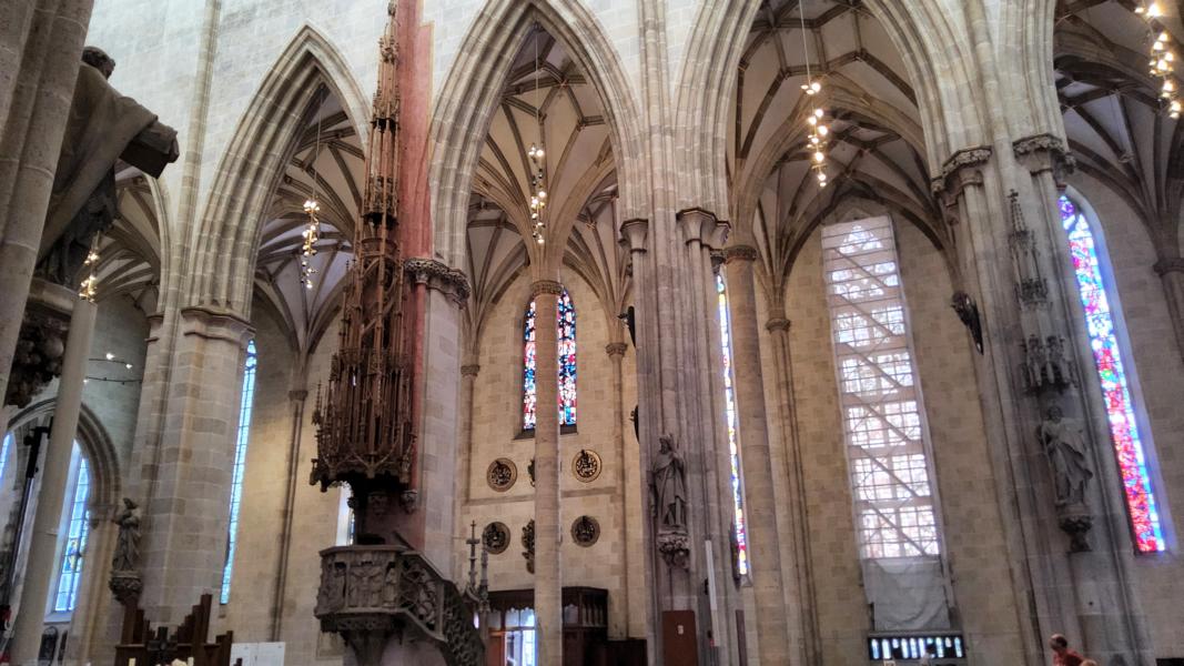 Kanzel im Ulmer Münster