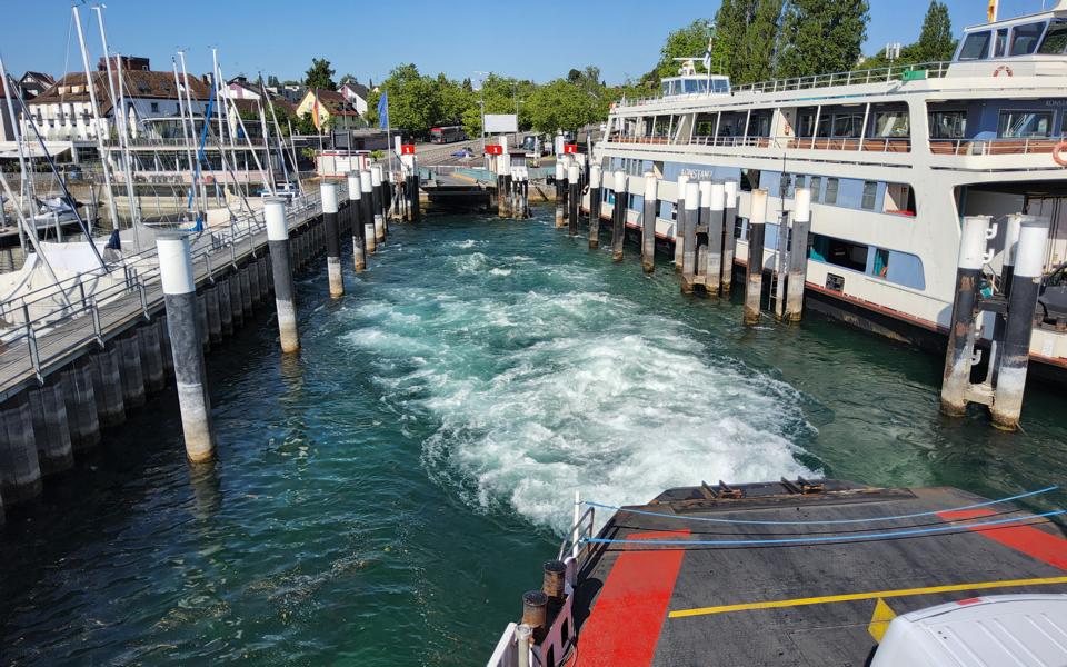 Start von Konstanz nach Meersburg