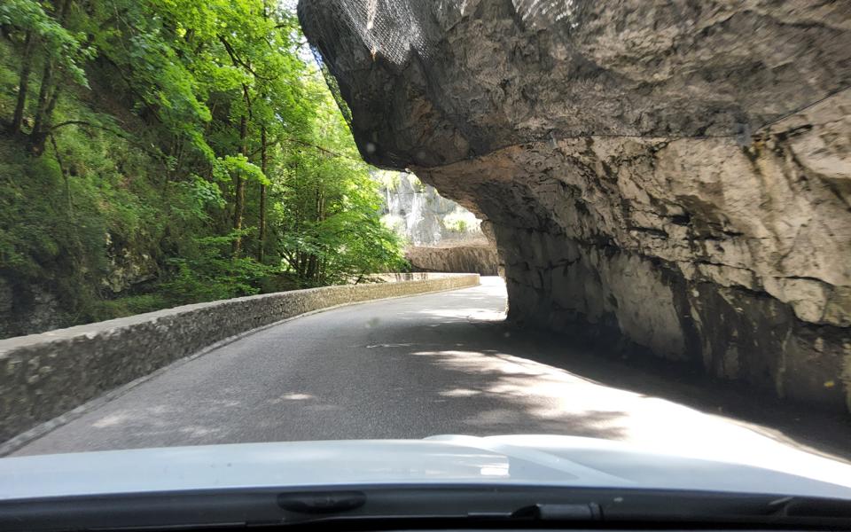 Auf dem Weg zur Grotte de Choranche