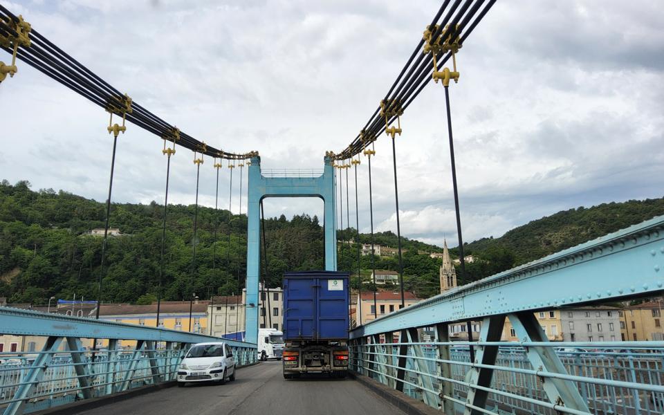 Überquerung der Rhone