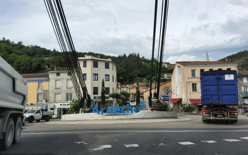 Ankunft in der Ardeche