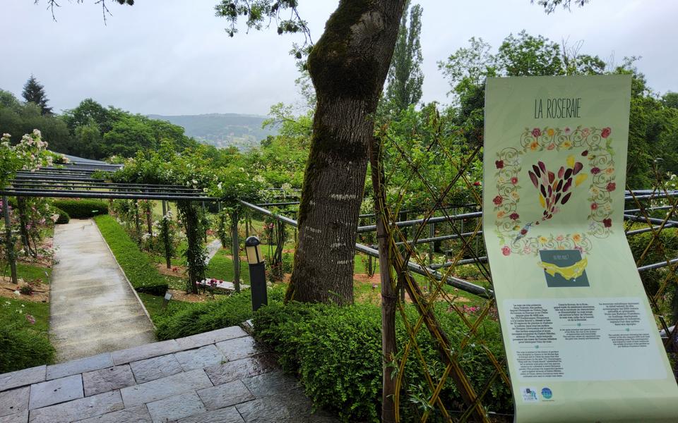 Zugang zum Rosengarten