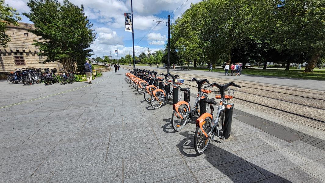 Fahrradangebot in Nantes