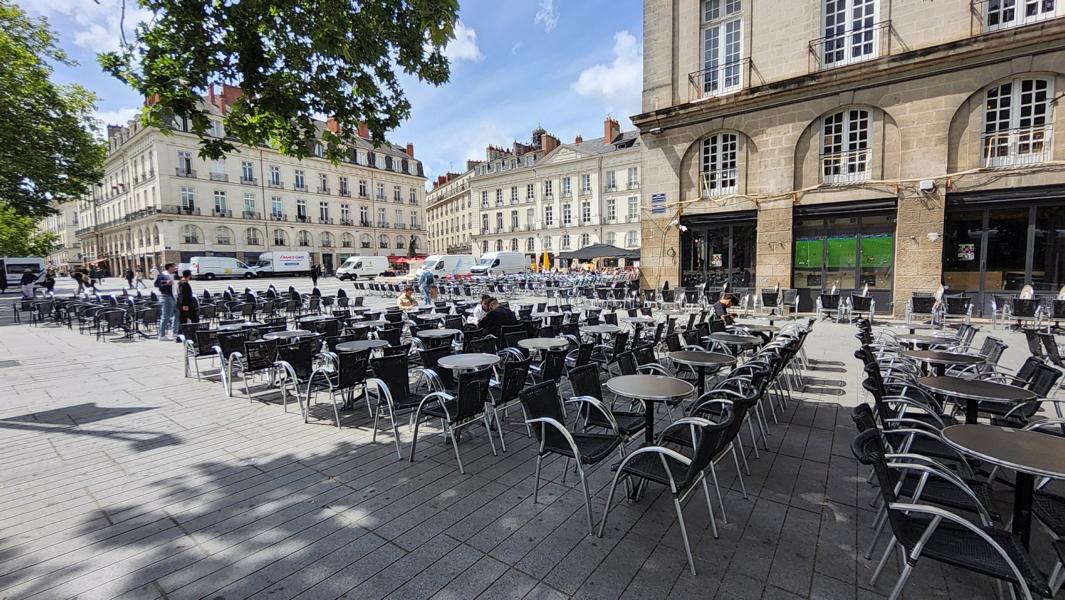 Marktplatz in Nantes