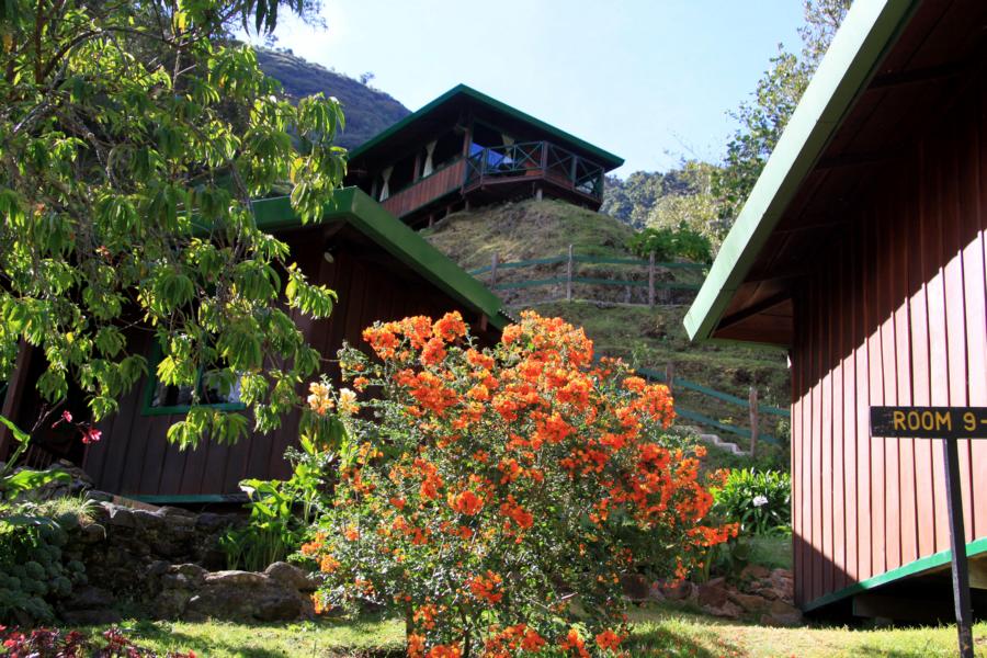 Unsere Unterkunft lag am höchsten Punkt der Lodge.