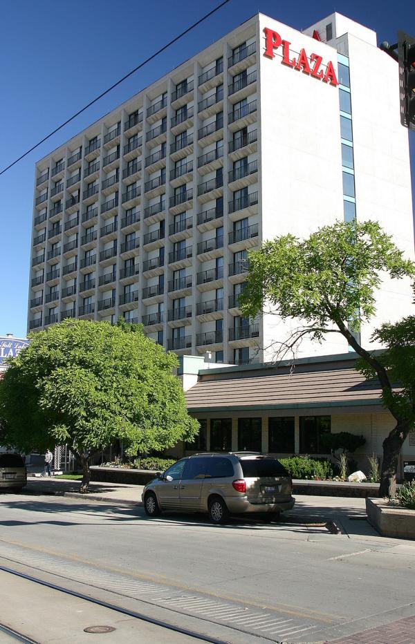 Wir wohnten in diesem Hotel, das sich nicht weit vom Mormonentempel entfernt befindet.