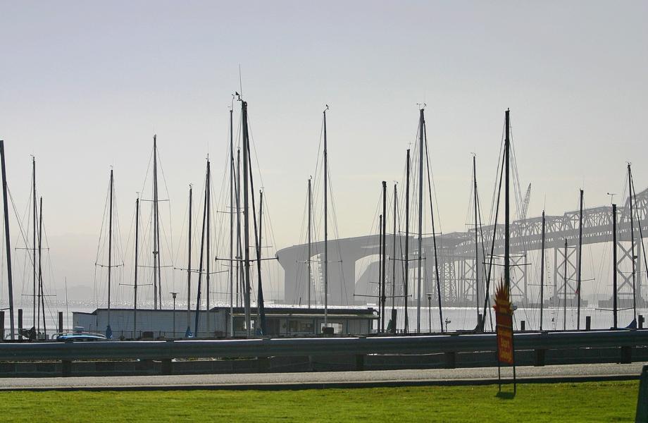 Das östliche Segment der Bay Bridge wurde während unseres Aufenthaltes abgebaut und durch eine neue Konstruktion ersetzt. 