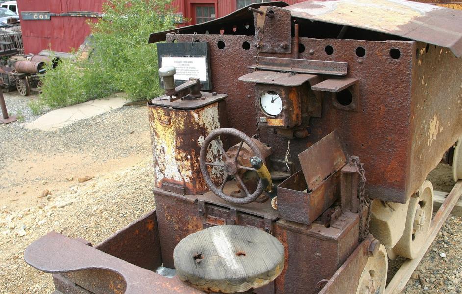 Uralte Gerätschaften sind hier museal ausgestellt.