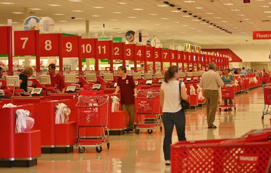 Bevor wir Denver erreichten, kauften wir in der Supermarktkette Target noch etwas ein.