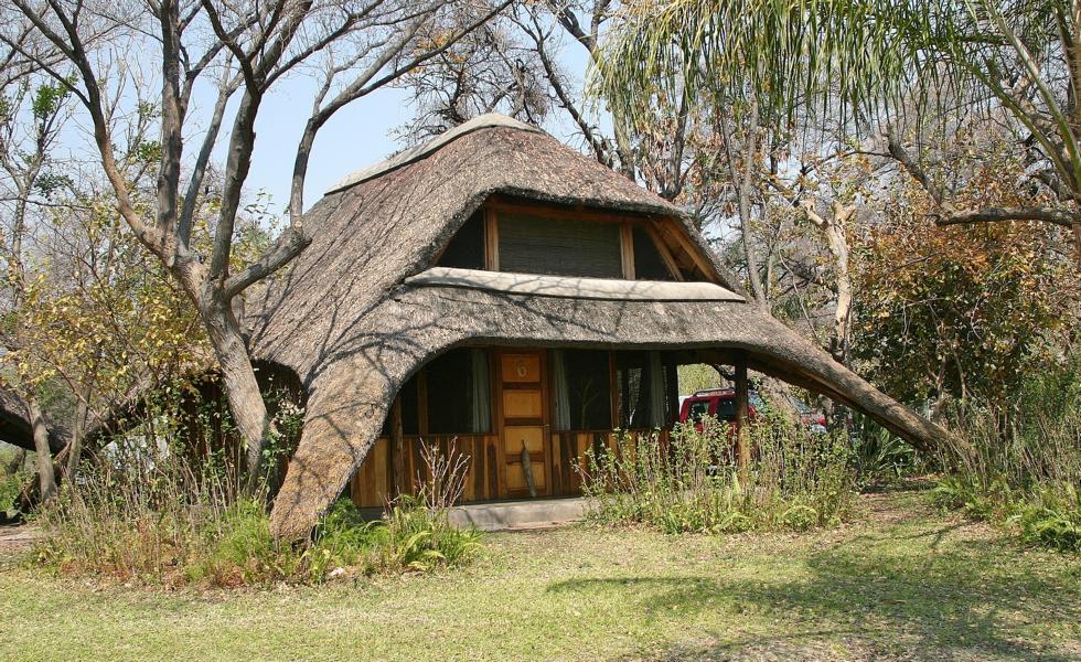     Über 18 Luxus-Bungalows verfügt diese Lodge. Diese bewohnten wir.