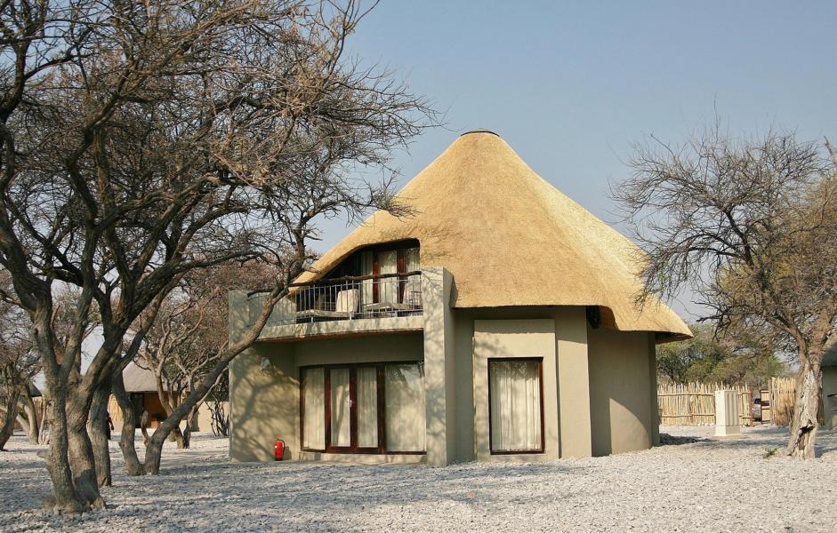 Unsere Unterkunft im Etosha-Nationalpark.
