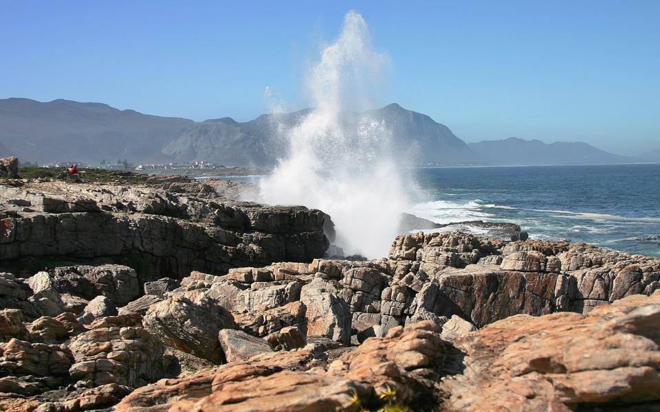 Blick vom Klippenweg in Hermanus.