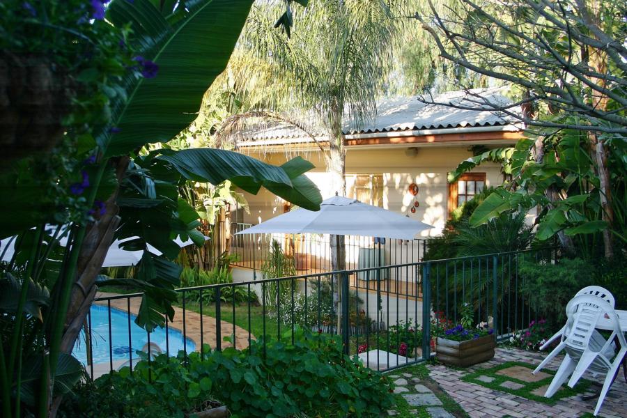 Innenhof der Lodge.