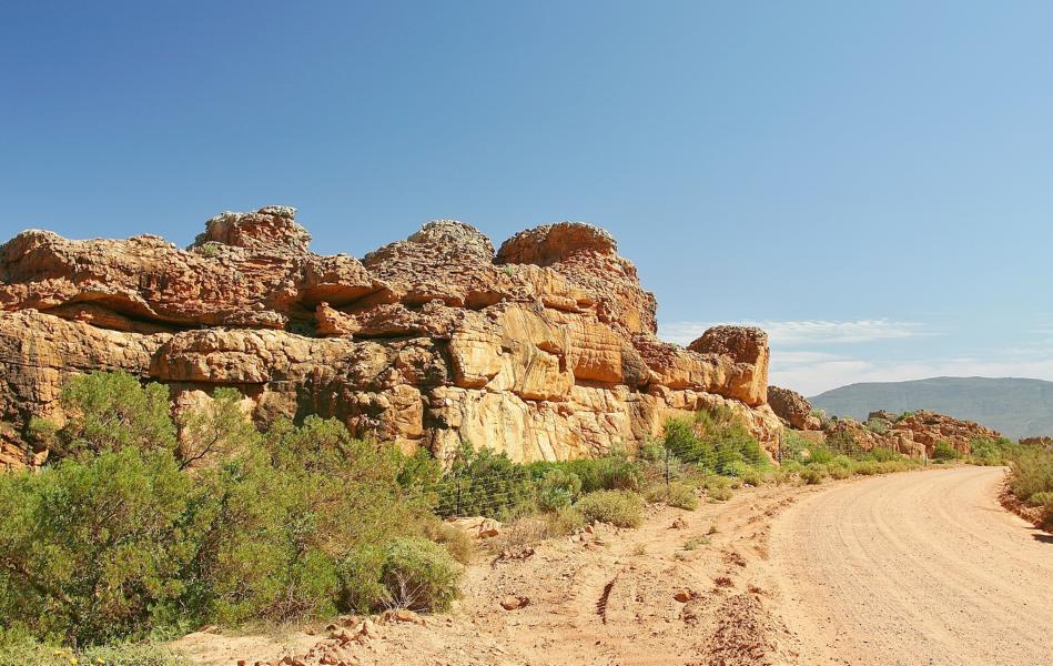 Nach der Rückkehr hatten wir noch die Absicht, die Felszeichnungen bei Clanwilliam zu besuchen. Aber die schlechten Straßenverhältnisse zwangen uns zum Abbruch.