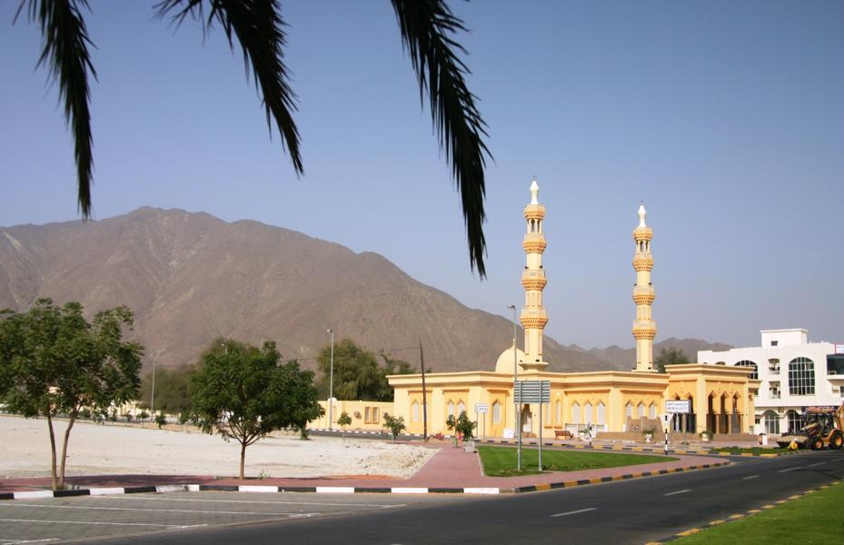 Moschee zwischen Fujairah und Khor Fakkan.