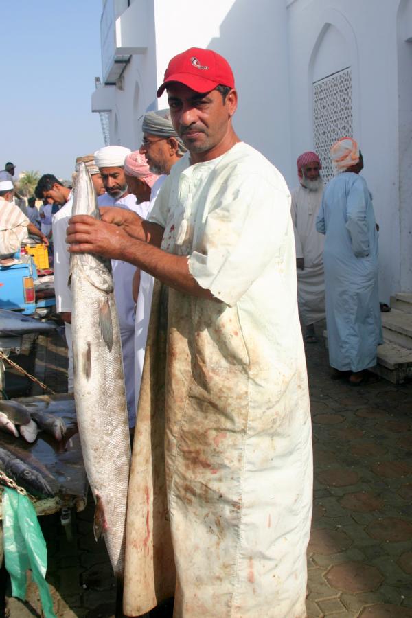 Fischmarkt in Sohar.