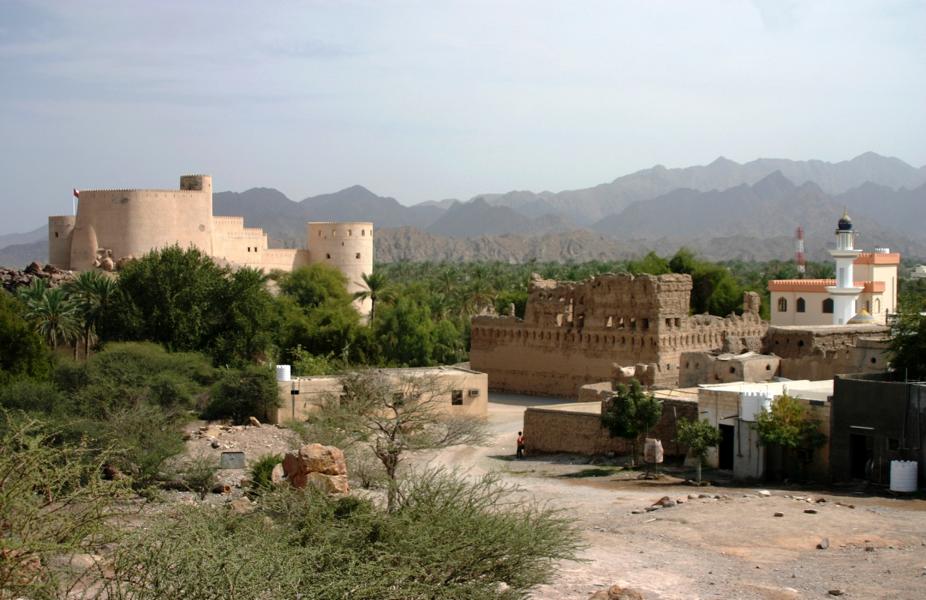 Umfeld der Festung Rustaq.
