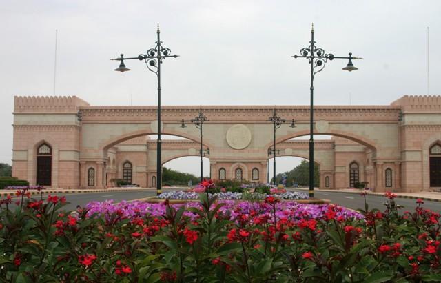 Stadttor auf dem Weg nach Muskat.