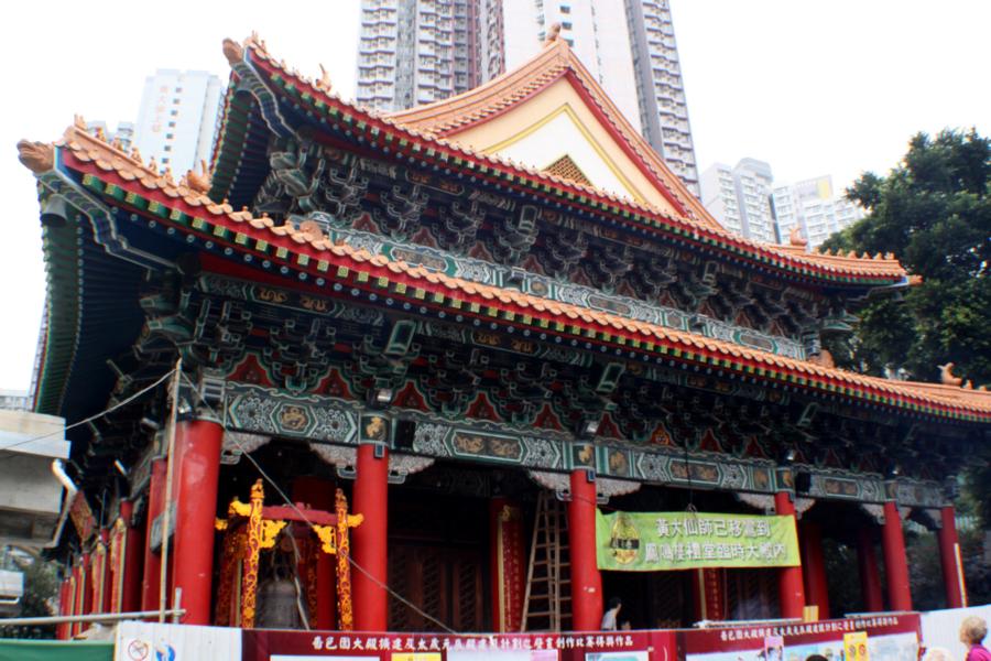 Dieser Tempel wurde gerade restauriert.