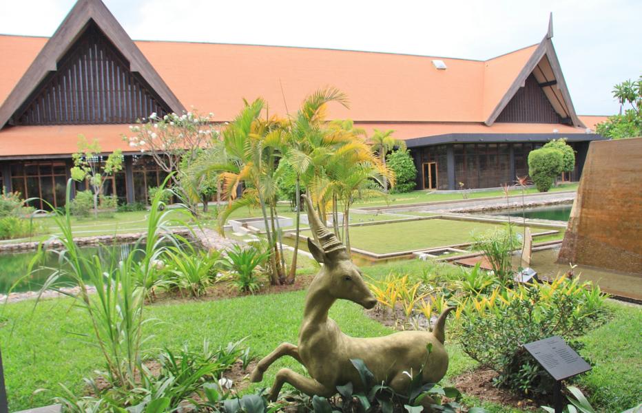 Die Fahrt vom Flughafen Siem Reap bis zu unserem Hotel war nicht lang. 