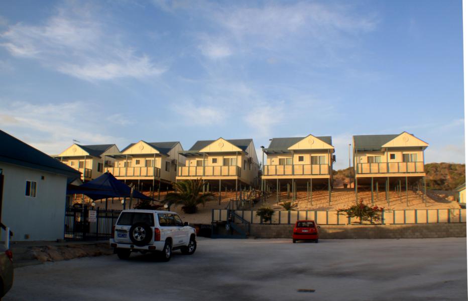 Unsere Unterkunft:Oceanside Village in Denham