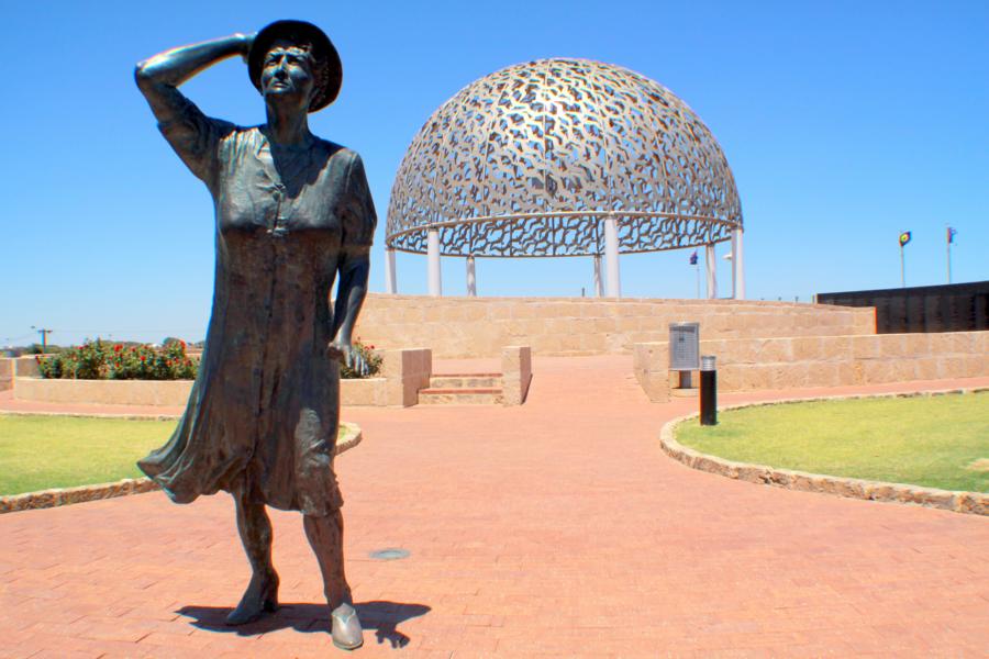 Denkmal für die Opfer der HMAS Sydney. 
