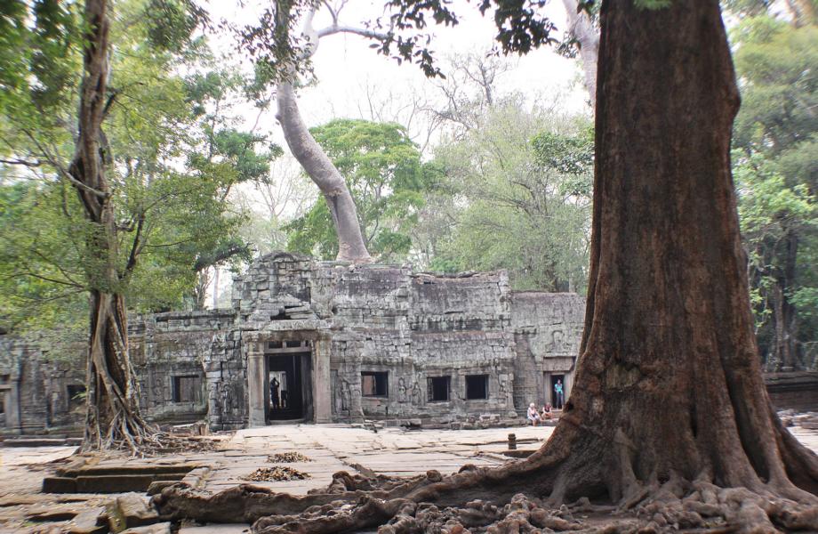 Ein Einganstor zu der Tempelanlage Ta Prohm.