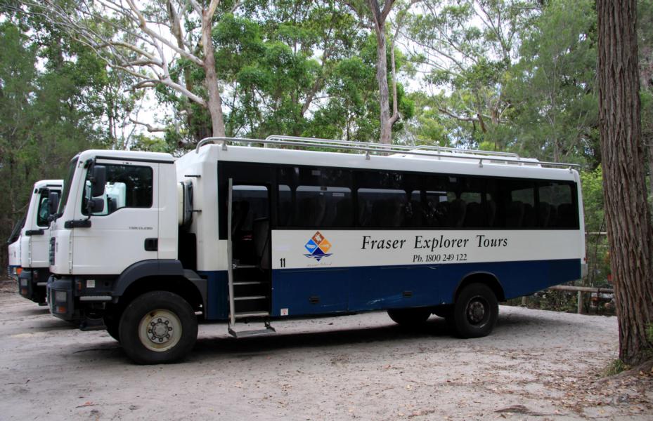 Geländetauglicher Bus.