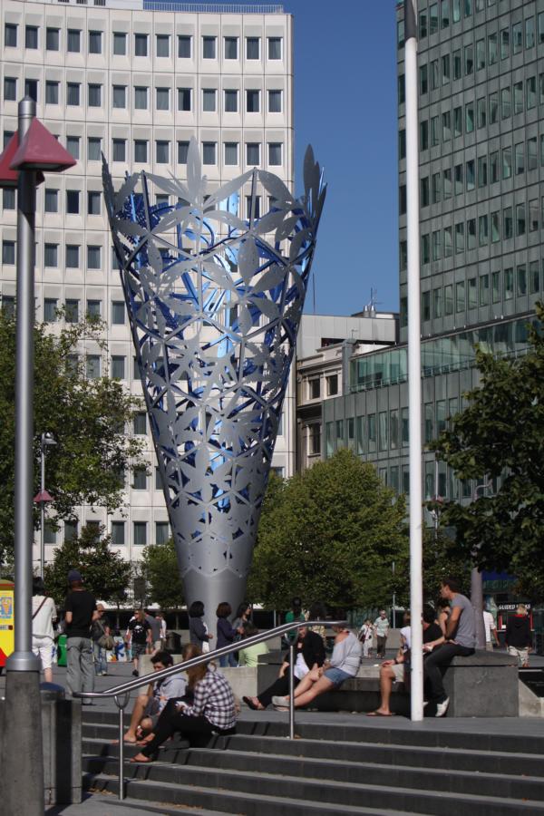 Im Zentrum der Stadt.