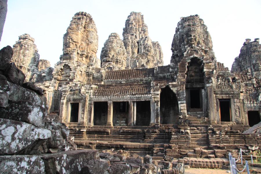 Östlicher Zugang zum Bayon.