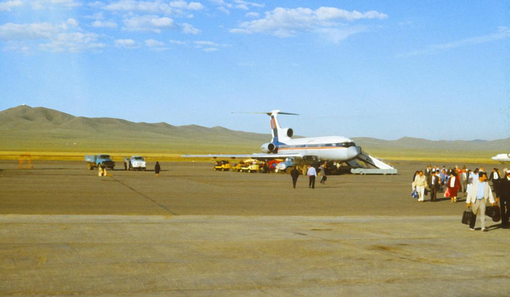 Landung der TU 152.