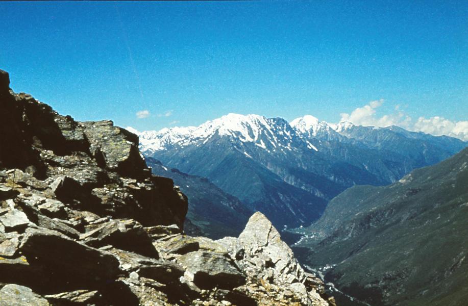 Blick in die Gipfelregionen.