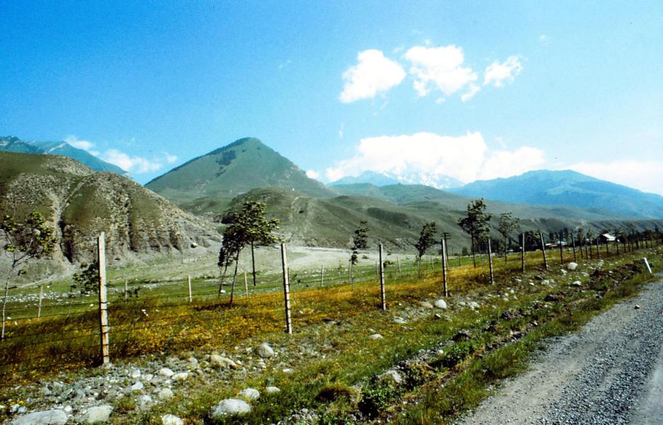 Wegstrecke nach Vladikavkaz.