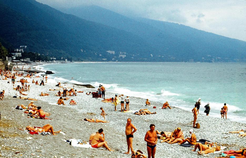 Strand von Gagra.